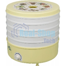 Сушилка для фруктов и овощей Ротор Дива СШ-007 5под. 520Вт белый