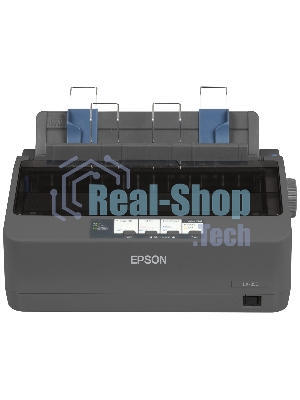 Принтер матричный Epson LX-350 (C11CC24031/C11CC24032), (А4, 357 cps (12 cpi), USB, LPT, COM)