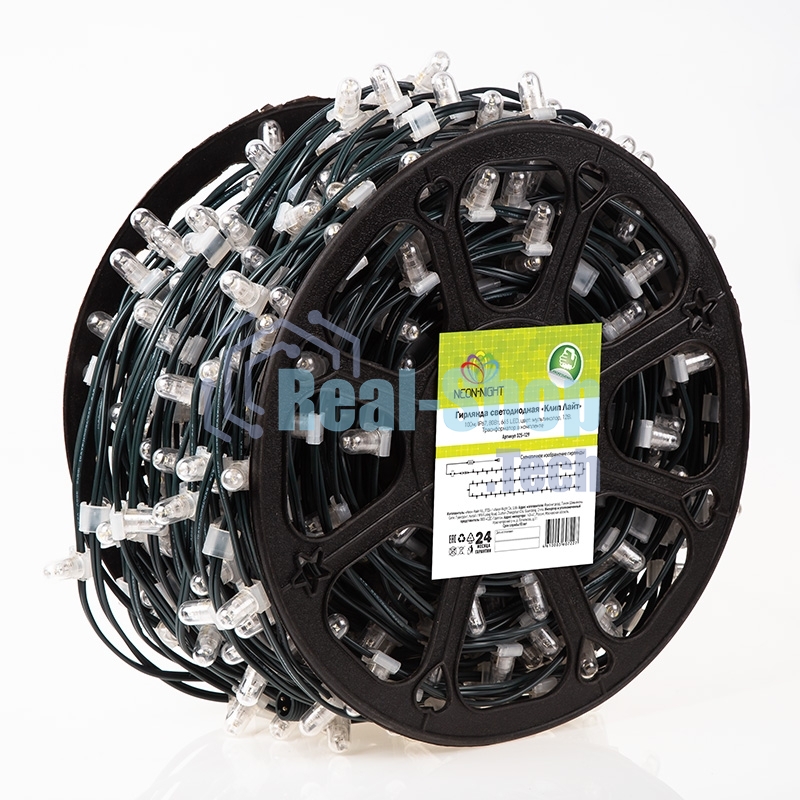 Гирлянда Neon-night LED ClipLight 12V 150 мм, цвет диодов Мульти