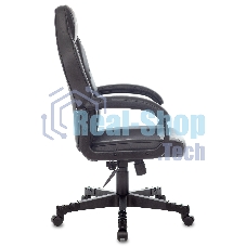 Кресло игровое Zombie GAME 17 черный, текстиль/эко.кожа, крестовина пластик