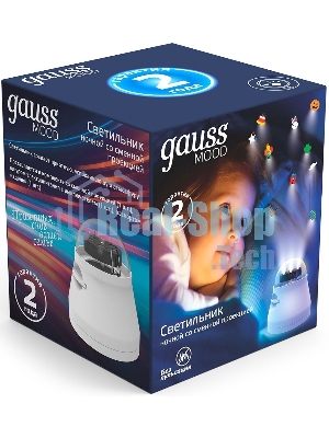 Ночник Gauss DIY0011 пластик белый