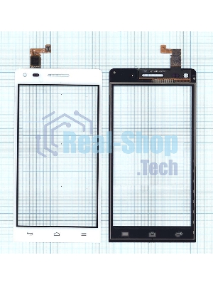 Сенсорное стекло (тачскрин) для Huawei Ascend G6, белое