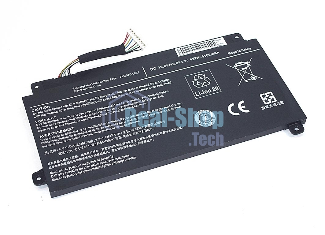 Аккумуляторная батарея для ноутбука Toshiba 5208-3S1P 10.8V 45Wh OEM черный