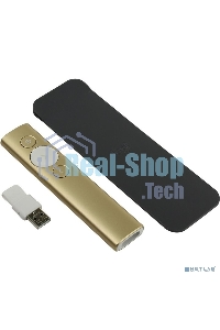 Презентер беспроводной Logitech Spotlight золотистый, радиоканал, USB, кнопки - 3