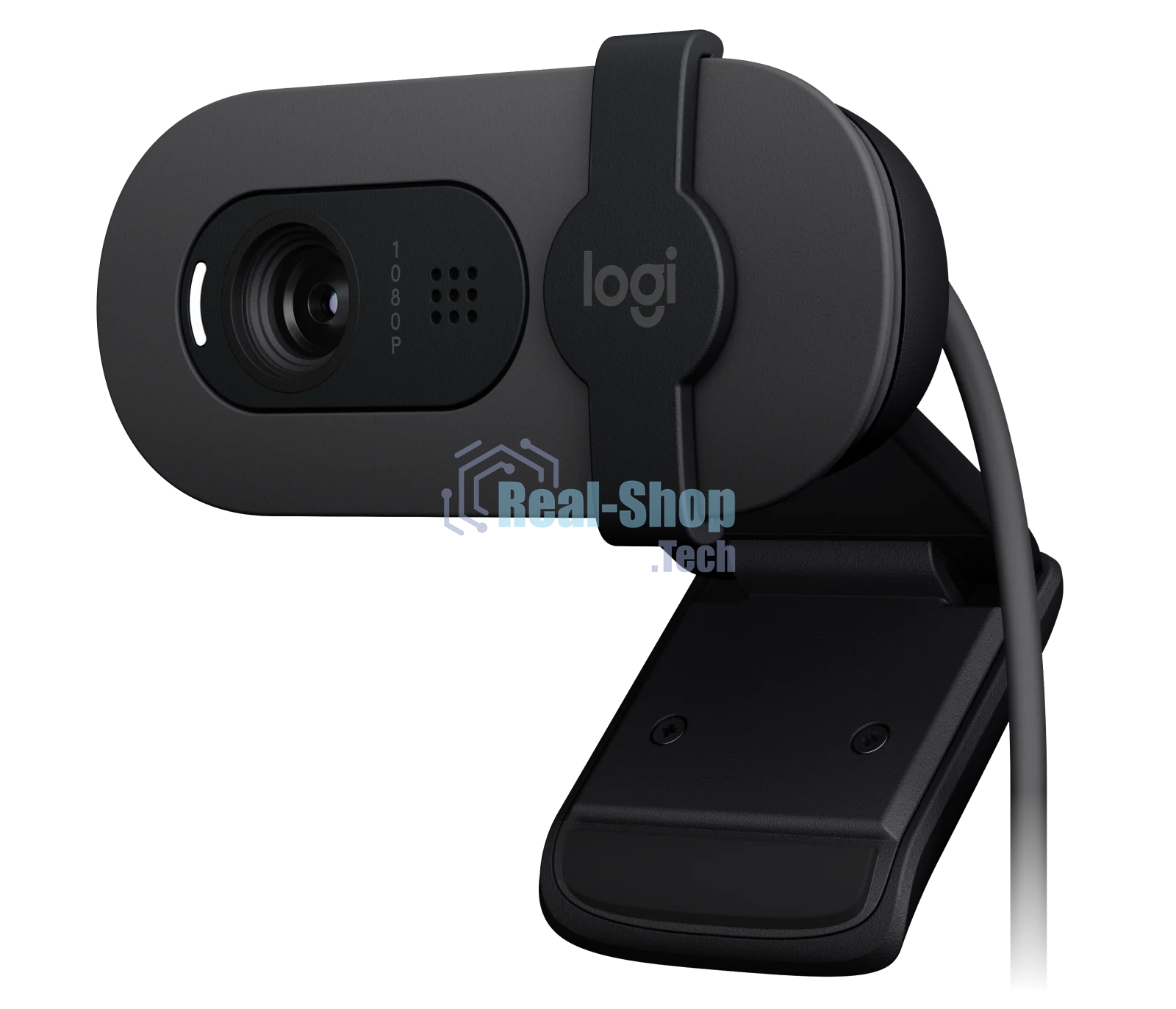 Веб-камера Logitech Webcam Brio 100, 1920x1080, GRAPHITE, защитная шторка, 960-001585