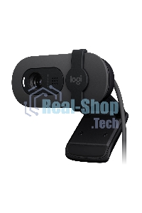 Веб-камера Logitech Webcam Brio 100, 1920x1080, GRAPHITE, защитная шторка, 960-001585