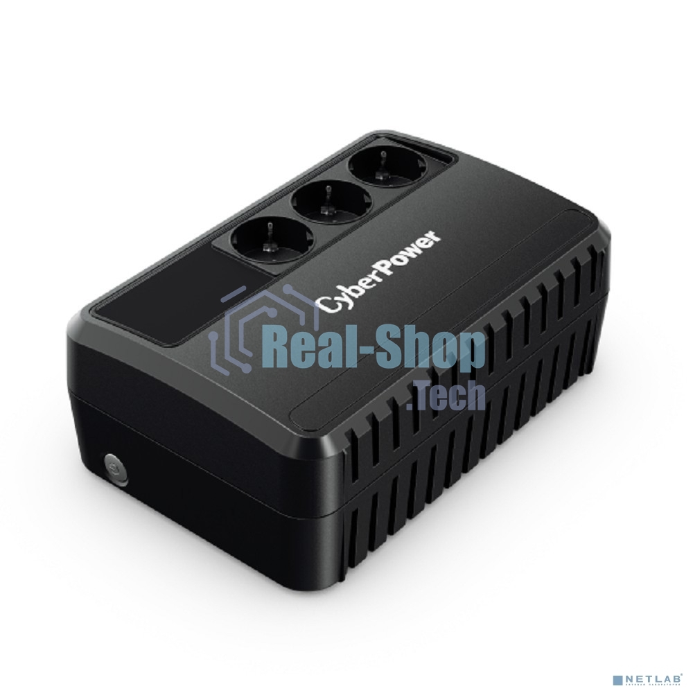 Источник бесперебойного питания CyberPower BU600E/600 ВА/360 Вт/3 х CEE 7 (евророзетка)