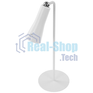 Светильник ULTRAFLASH (15721) UF-826 C01 белый (Led св-к настольный, 6Вт, 3 ур. яркости, 6000К, 4в1 трансформер)