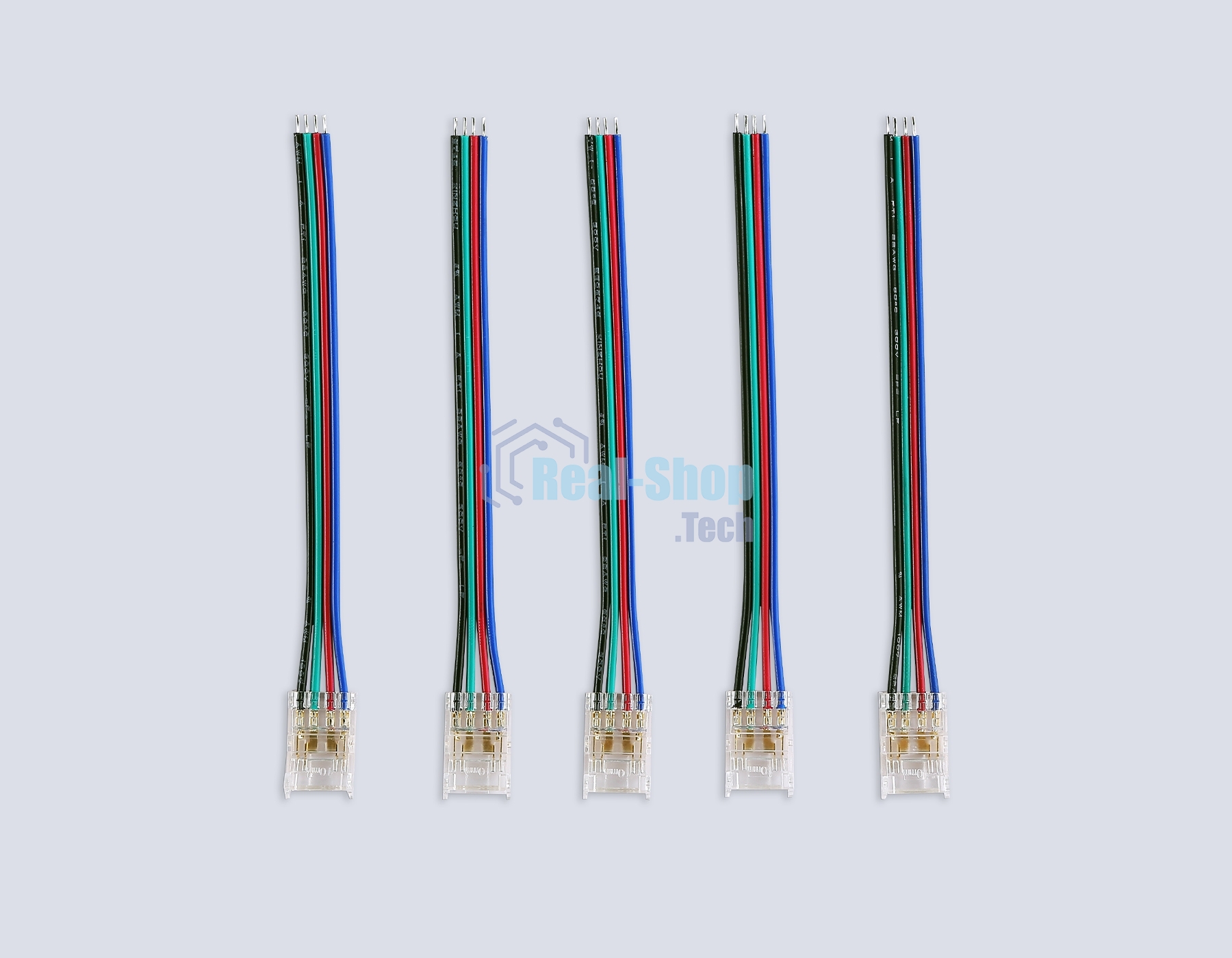GS7411 Соединитель гибкий односторонний COB RGB 12/24V для лент 10mm (4 конт.) (5шт)