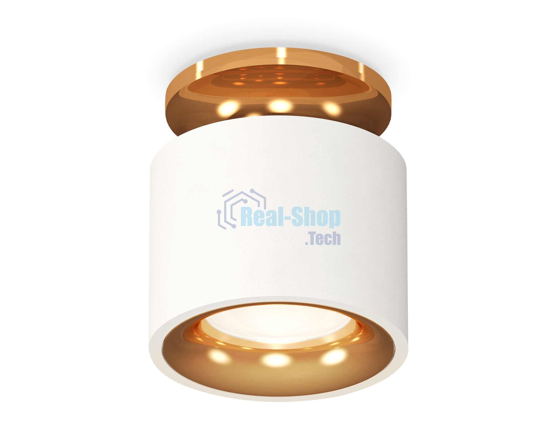 Светильник Ambrella Light XS7510121 SWH/PYG белый песок/золото желтое полированное MR16 GU5.3 (N7929, C7510, N7014)