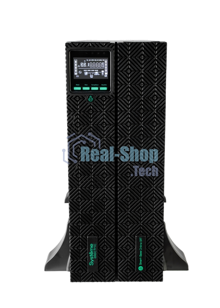 Источник бесперебойного питания Systeme Electric Smart-Save Online SRT SRTSE5KRTXLIG2 / 5000 ВА / 5000 Вт / 5 x IEC 320 C13, 3 x IEC 320 С19