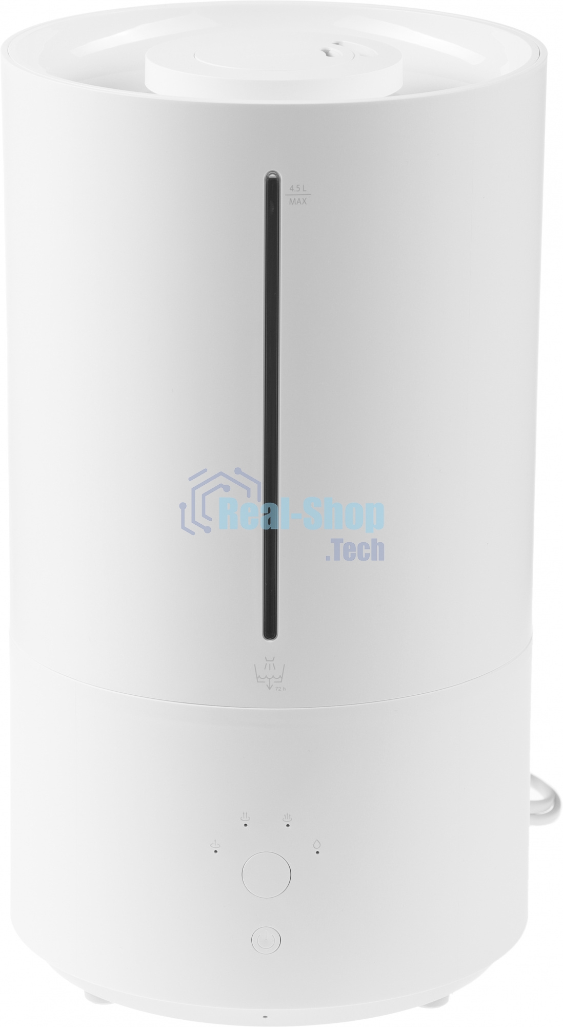 Увлажнитель воздуха Xiaomi Smart Humidifier 2 BHR6026EU белый, 30 м², 4.5 л, ультразвуковой, производительность 350 мл/ч, УФ-стерилизация воды, гигростат, ароматизация, верхний залив воды, управление со смартфона (Mi Home), уровень шума 32 дБ