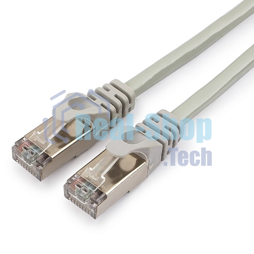 Патч-корд FTP Cablexpert cat.6, 1м, литой, многожильный, серый