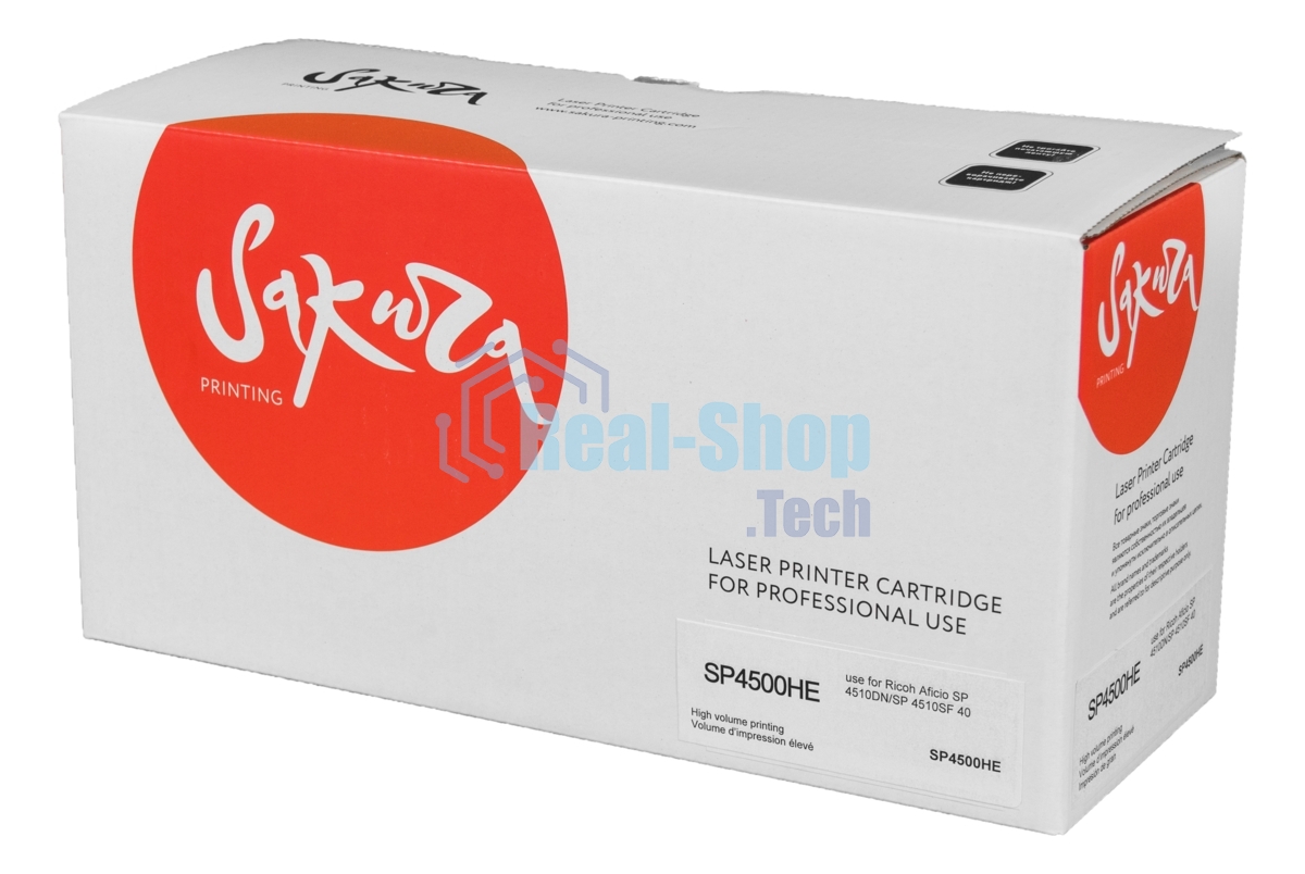 Картридж Sakura SP4500HE Ricoh Aficio SP 4510DN, Ricoh Aficio SP 4510SF, черный, 12000 к.