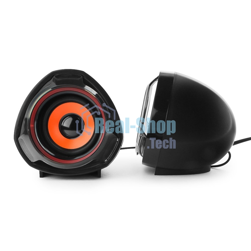 Акустическая система 2.0 Gembird SPK-105, черный, 5 Вт, регулятор громкости, USB-питание