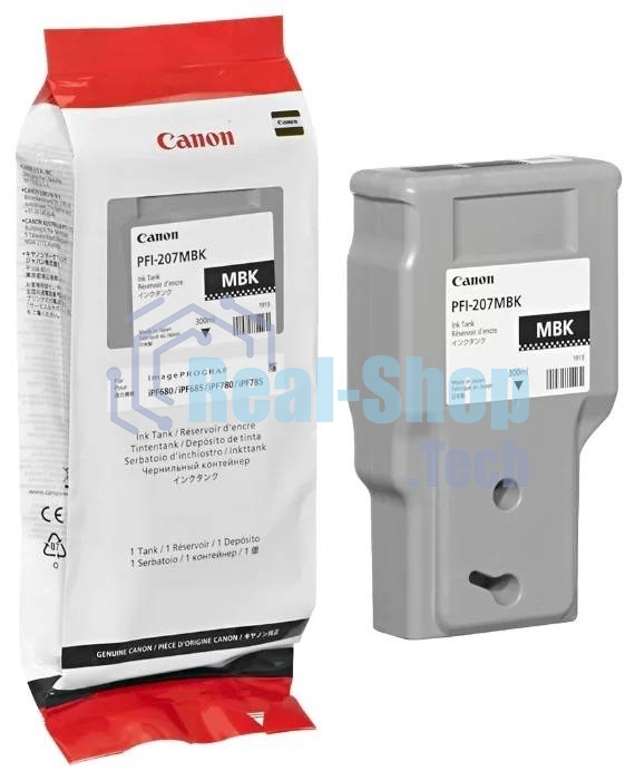 Картридж струйный Canon PFI-207 MBK черный матовый для для iPF680/685/780/785 300мл (8788B001)