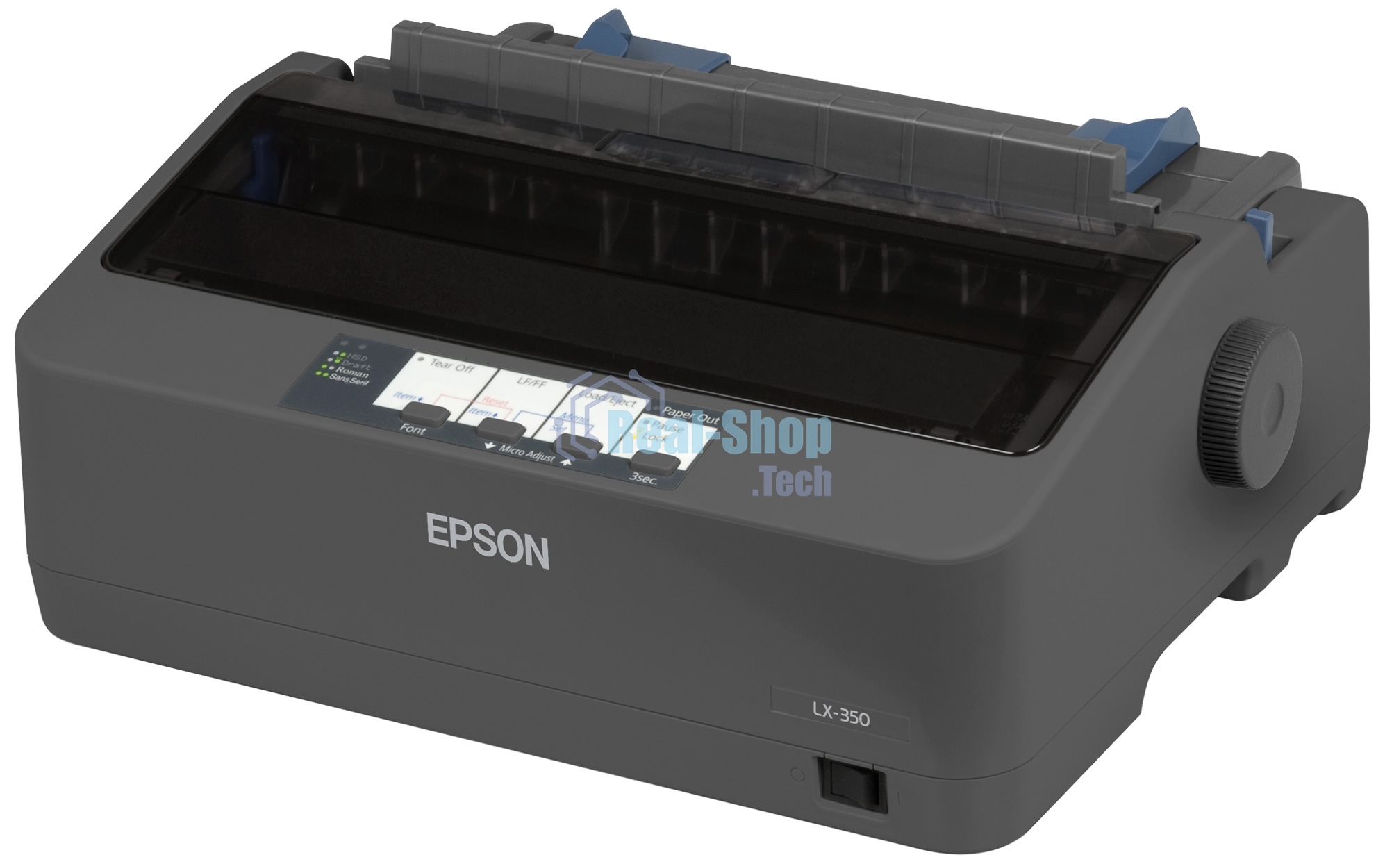 Принтер матричный Epson LX-350 (C11CC24031/C11CC24032), (А4, 357 cps (12 cpi), USB, LPT, COM)