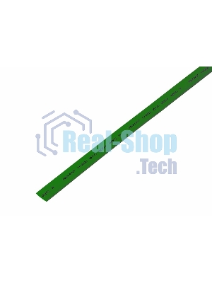Термоусаживаемая трубка Rexant 8,0/4,0 мм, зеленая, упаковка 50 шт. по 1 м