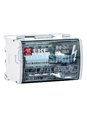 Шина нулевая в корпусе EKF sn0-2x7 (2х7) EKF PROxima