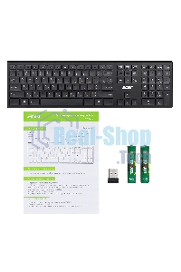 Клавиатура беспроводная Acer OKR020, USB, Радиоканал, черный
