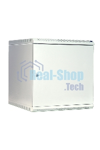 Шкаф настенный ЦМО ШРН-Э-12.500.1 12U 600x520 мм пер. дв. стал. лист несъемные бок. пан. серый