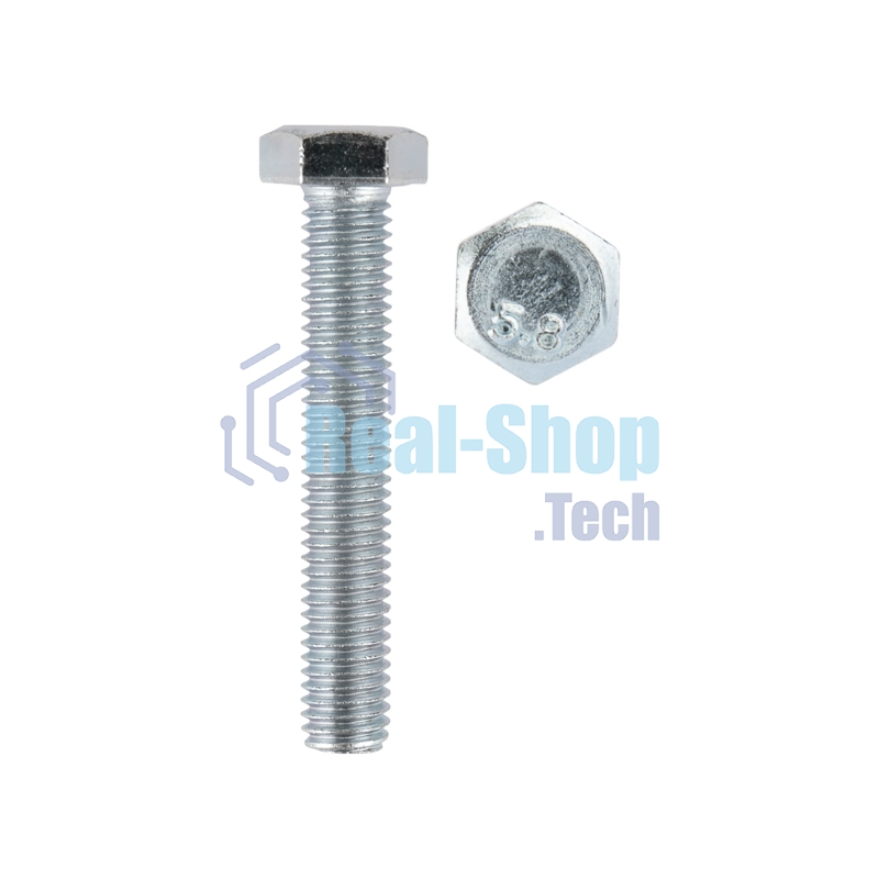 Болт шестигранный Kranz DIN 933, 8х50, упаковка поставщика (24 кг./1 100 шт.)