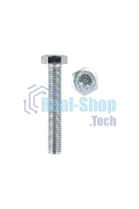 Болт шестигранный Kranz DIN 933, 8х50, упаковка поставщика (24 кг./1 100 шт.)