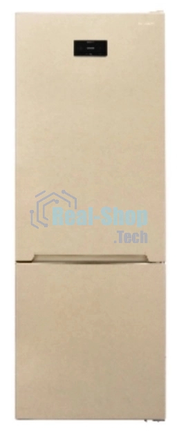 Холодильник Sharp SJ-492IHXJ42R бежевый двухкамерный 333/128 л морозилка снизу, No Frost