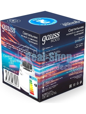 Ночник Gauss DIY0011 пластик белый