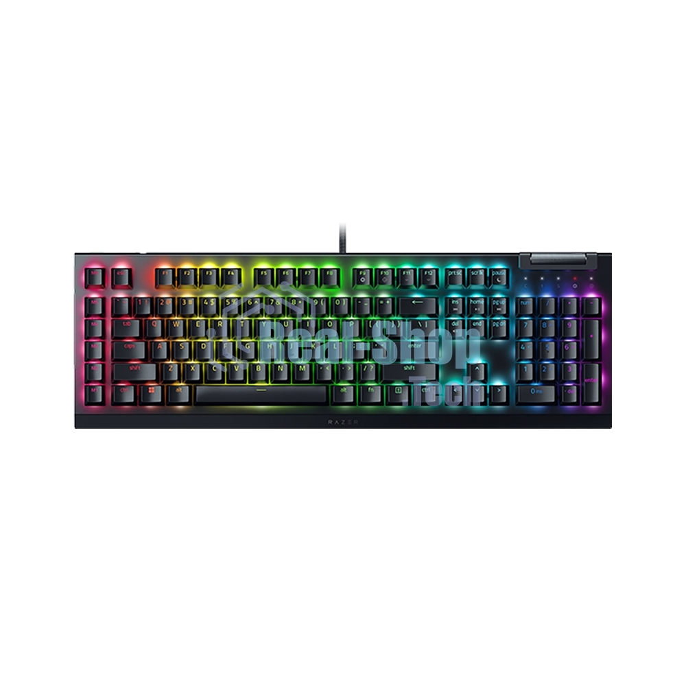 Клавиатура проводная игровая Razer BlackWidow V4 X (Green Switch) - Russian Layout