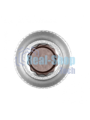 Головка торцевая, 13 мм, 12-гранная, CrV, под квадрат 1/2