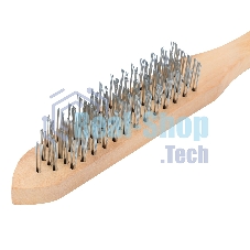 Кордщетка ручная Sparta 5-рядная металлическая с деревянной ручкой