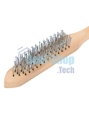 Кордщетка ручная Sparta 5-рядная металлическая с деревянной ручкой