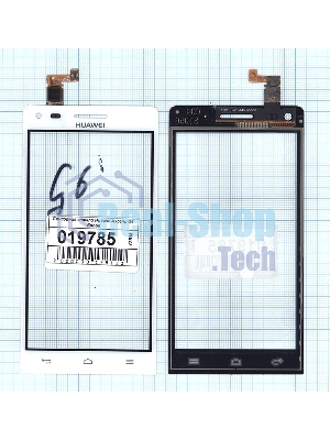 Сенсорное стекло (тачскрин) для Huawei Ascend G6, белое