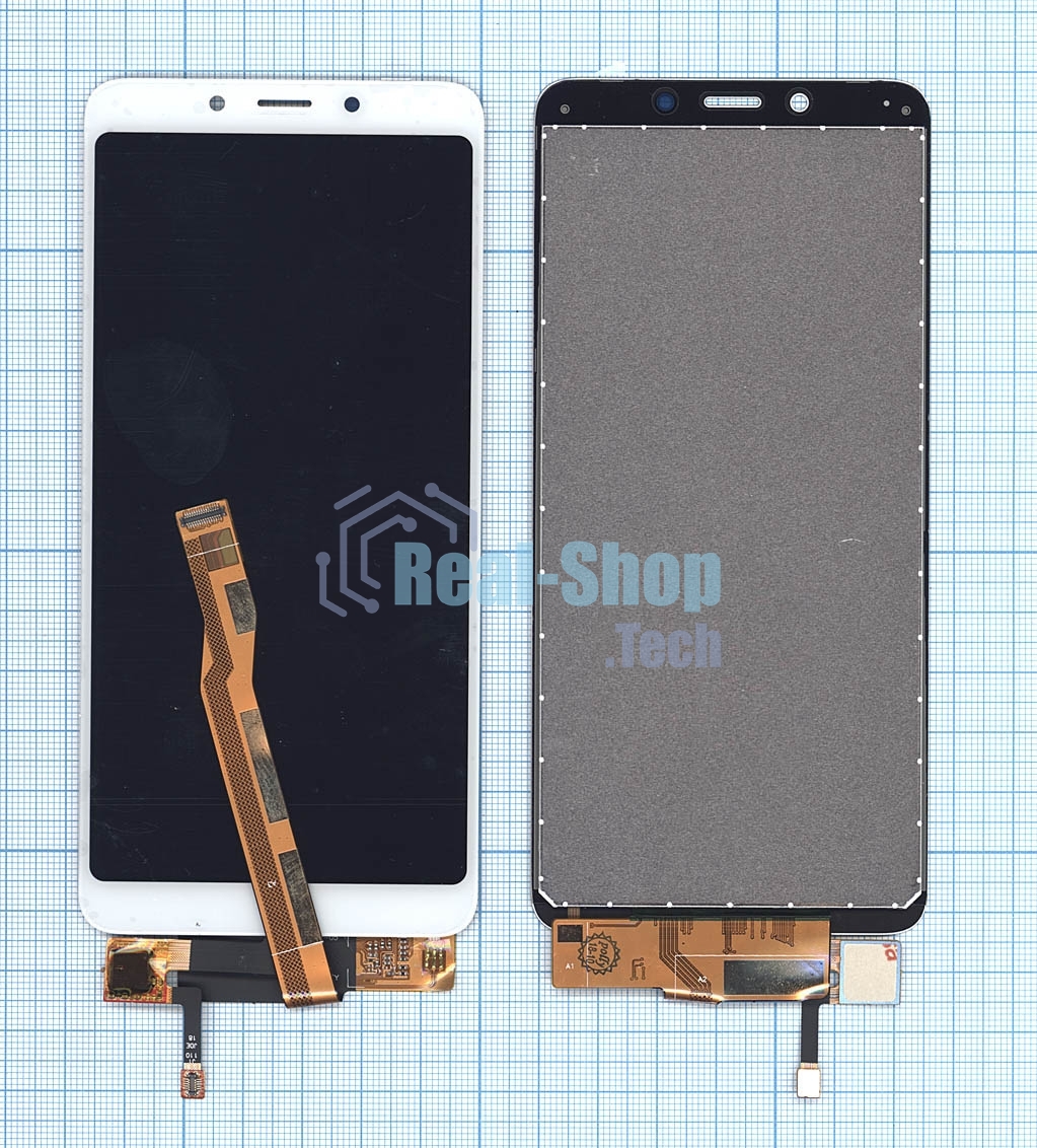 Дисплей для Xiaomi Redmi 6, Redmi 6A в сборе с тачскрином белый