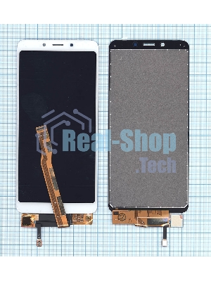Дисплей для Xiaomi Redmi 6, Redmi 6A в сборе с тачскрином белый