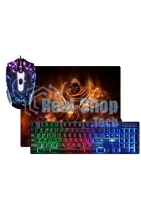 Комплект клавиатура + мышка +PAD Defender AURA MKP-117 RU