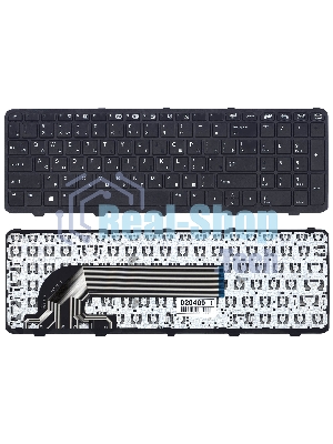 Клавиатура для ноутбука HP ProBook 450 G1 470 G1 черная с рамкой