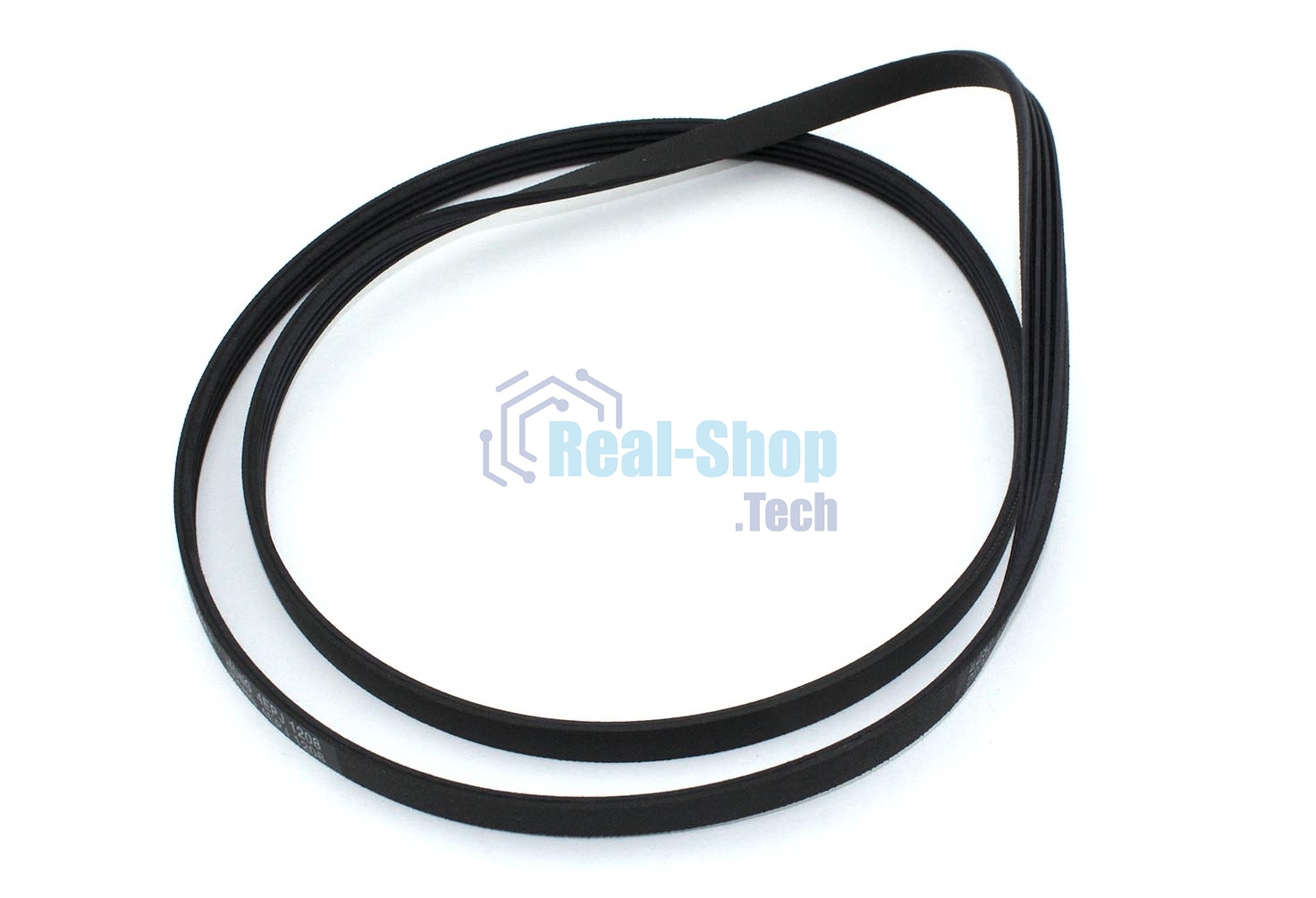Ремень 1208 J4 для стиральной машины Indesit, Ariston, Hotpoint, Margarita черный 1128мм