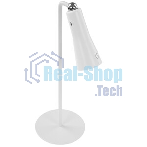 Светильник ULTRAFLASH (15721) UF-826 C01 белый (Led св-к настольный, 6Вт, 3 ур. яркости, 6000К, 4в1 трансформер)
