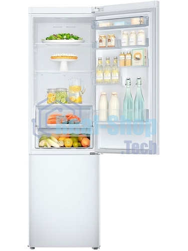 Холодильник Samsung RB37A5200WW/WT белый двухкамерный 269/98л морозилка снизу, No Frost