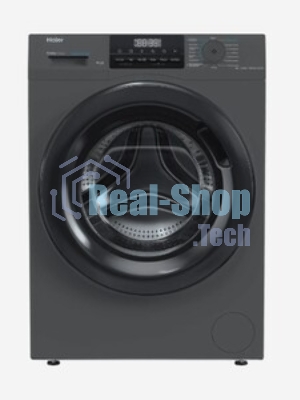 Стиральная машина Haier HW80-BP12929DE черный, загрузка фронтальная 8 кг, 1200 об/мин, класс A+++