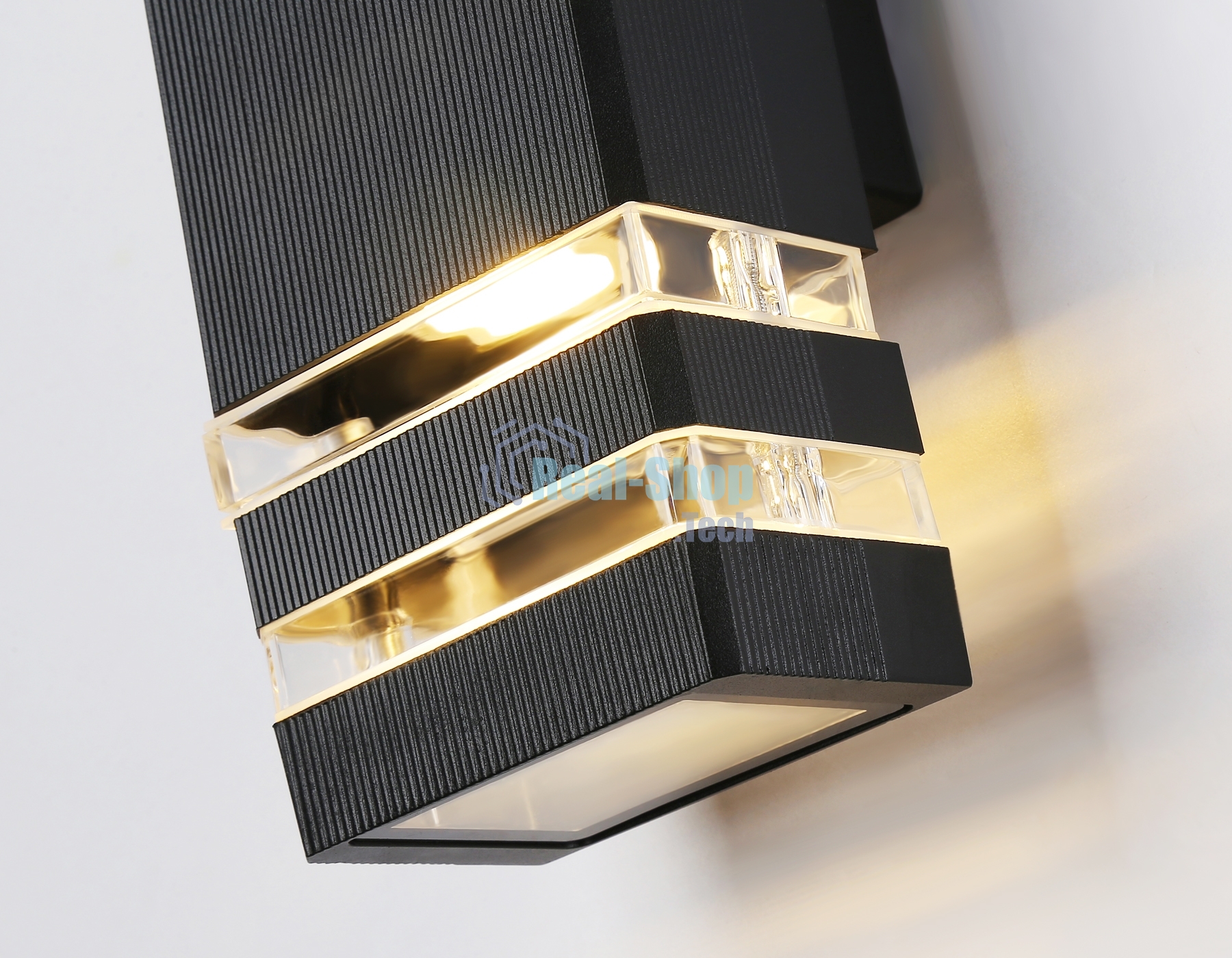 Светильник Ambrella light ST2574/2 BK/CL черный/прозрачный IP54 GU10/2 max 35W 310*110*65