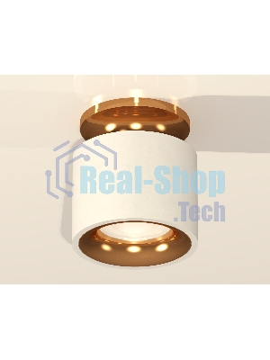 Светильник Ambrella Light XS7510121 SWH/PYG белый песок/золото желтое полированное MR16 GU5.3 (N7929, C7510, N7014)