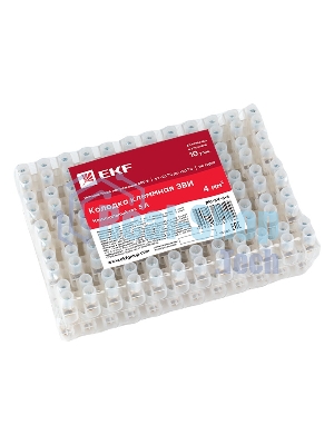 Колодка клеммная 6мм 6А EKF plc-KK-6-6