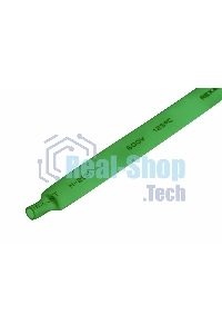 Термоусаживаемая трубка Rexant 8,0/4,0 мм, зеленая, упаковка 50 шт. по 1 м