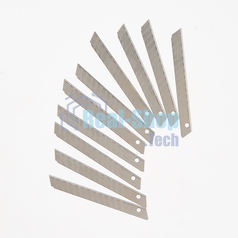 Сегментированное лезвие Rexant 9 мм 10 шт.