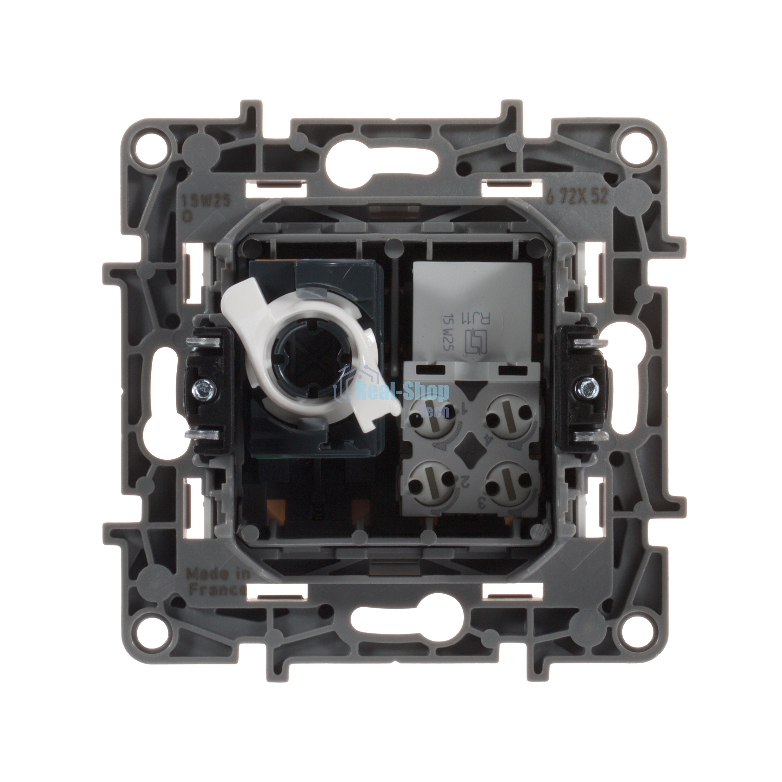 Розетка компьютерная ETIKA RJ11+RJ45 кат. 5 UTP, белый ETIKA Розетка RJ11+RJ45 кат. 5 UTP, белый