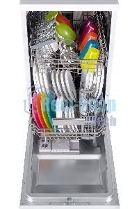 Посудомоечная машина Maunfeld MWF08S, белый, 44.8 см, 9 компл., 49 дБ, класс A+