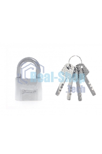 Замок навесной Matrix, хромированное покрытие 40 мм